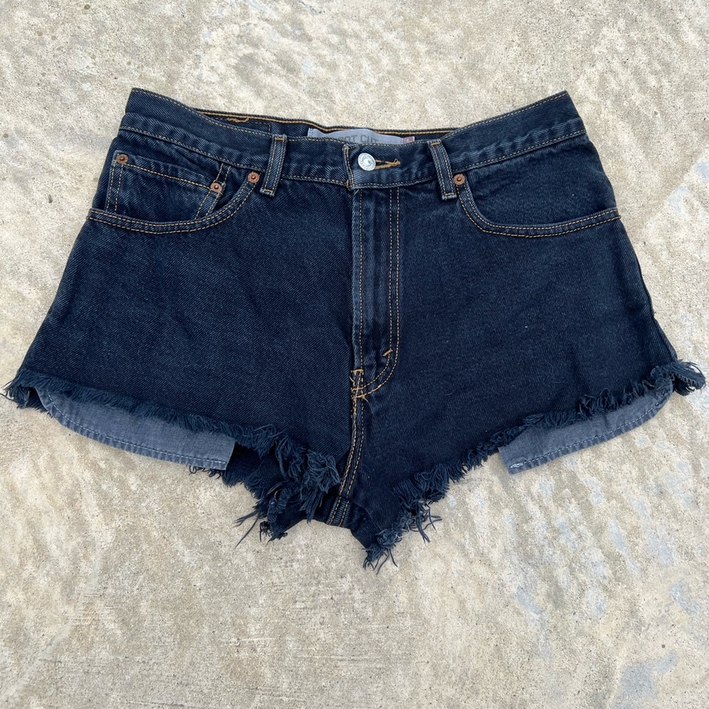 Levi’s bootcut 517 denim cut off shorts